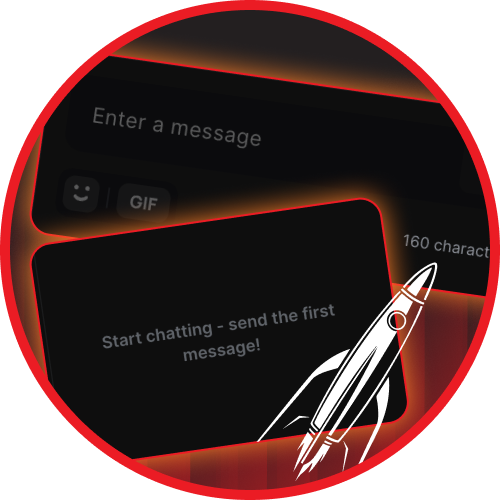 Use live chat to communicate with other players in Astronaut game.